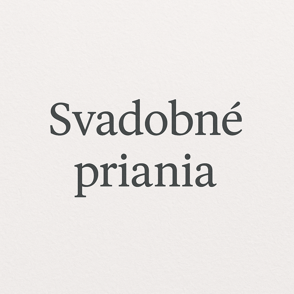 Svadobné priania - inšpirácia