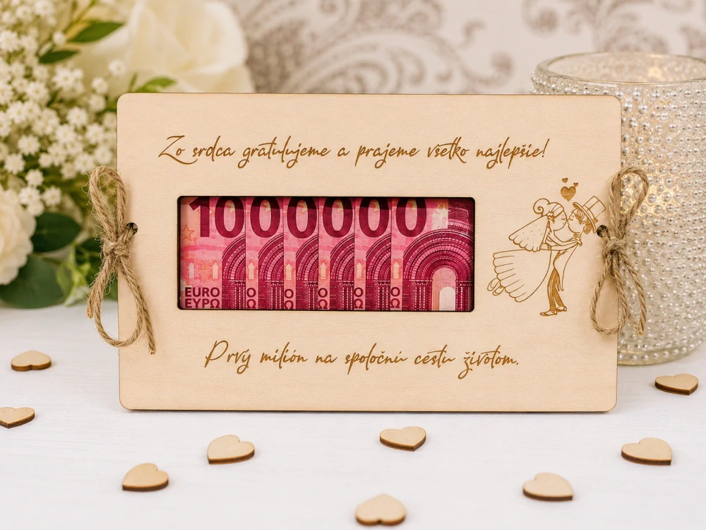 Váš prvý milión svadobný dar