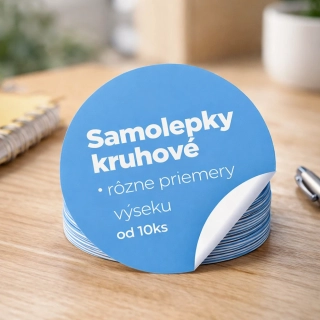 Samolepky rôznych tvarov