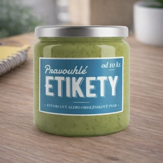 Etikety ostré hrany